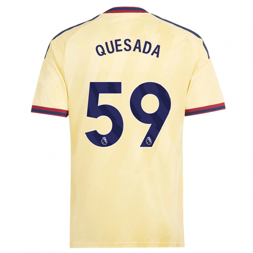 Danxen Homem Camisola Elián Quesada #59 Amarelo Claro Midnightblue Terceiro 2026/27 Camisa Brasil