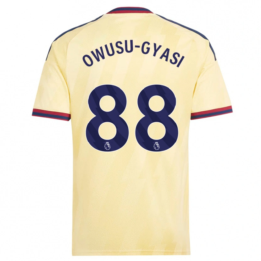 Danxen Homem Camisola Abraham Owusu-Gyasi #88 Amarelo Claro Midnightblue Terceiro 2026/27 Camisa Brasil