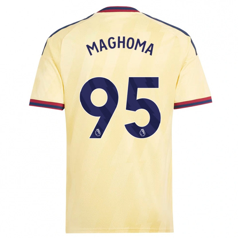 Danxen Homem Camisola Jaden Maghoma #95 Amarelo Claro Midnightblue Terceiro 2026/27 Camisa Brasil