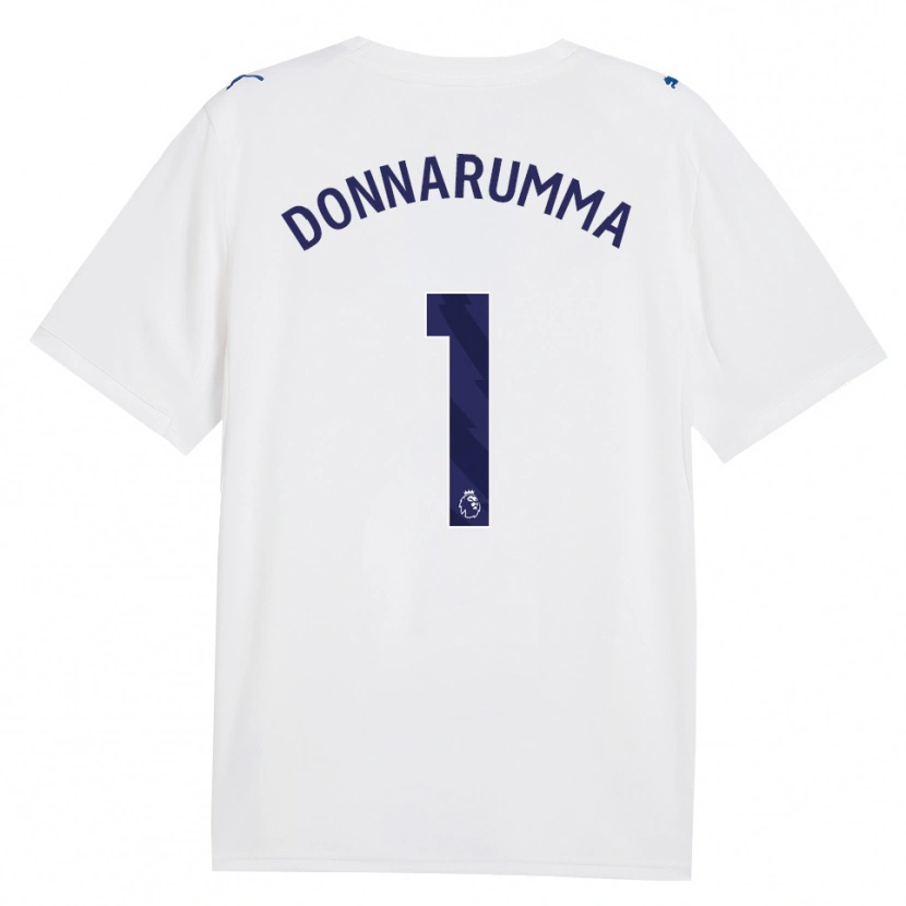 Danxen Homem Camisola Gianluigi Donnarumma #1 Marinha Branco Terceiro 2026/27 Camisa Brasil