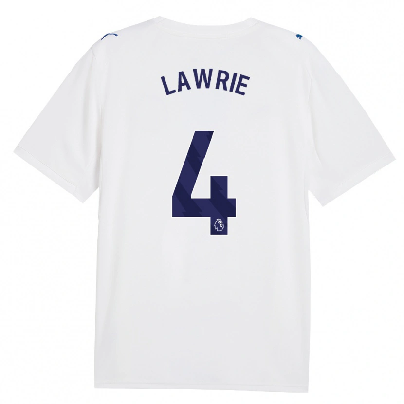 Danxen Homem Camisola Freddie Lawrie #4 Marinha Branco Terceiro 2026/27 Camisa Brasil