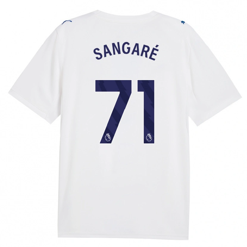 Danxen Homem Camisola Mahamadou Sangaré #71 Marinha Branco Terceiro 2026/27 Camisa Brasil