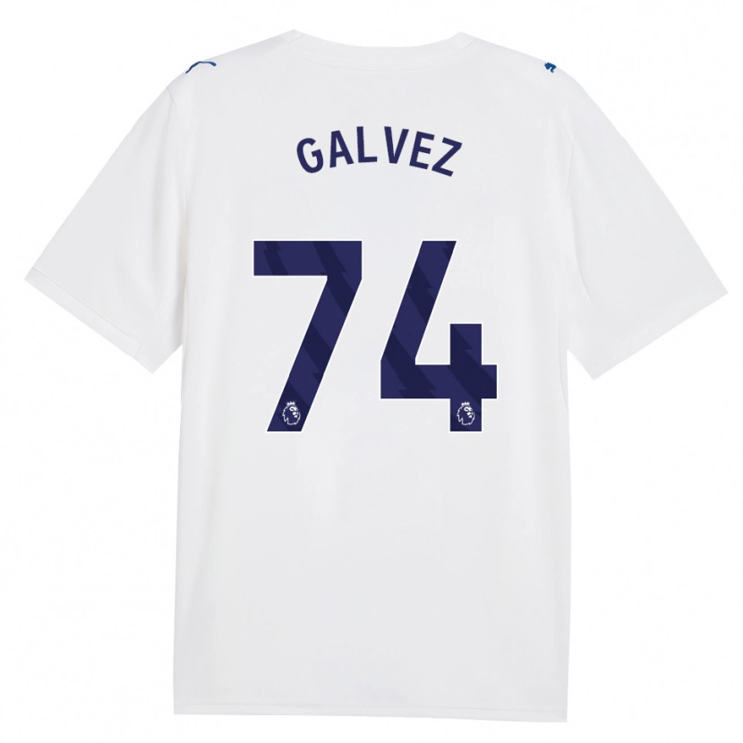 Danxen Homem Camisola Tomas Galvez #74 Marinha Branco Terceiro 2026/27 Camisa Brasil
