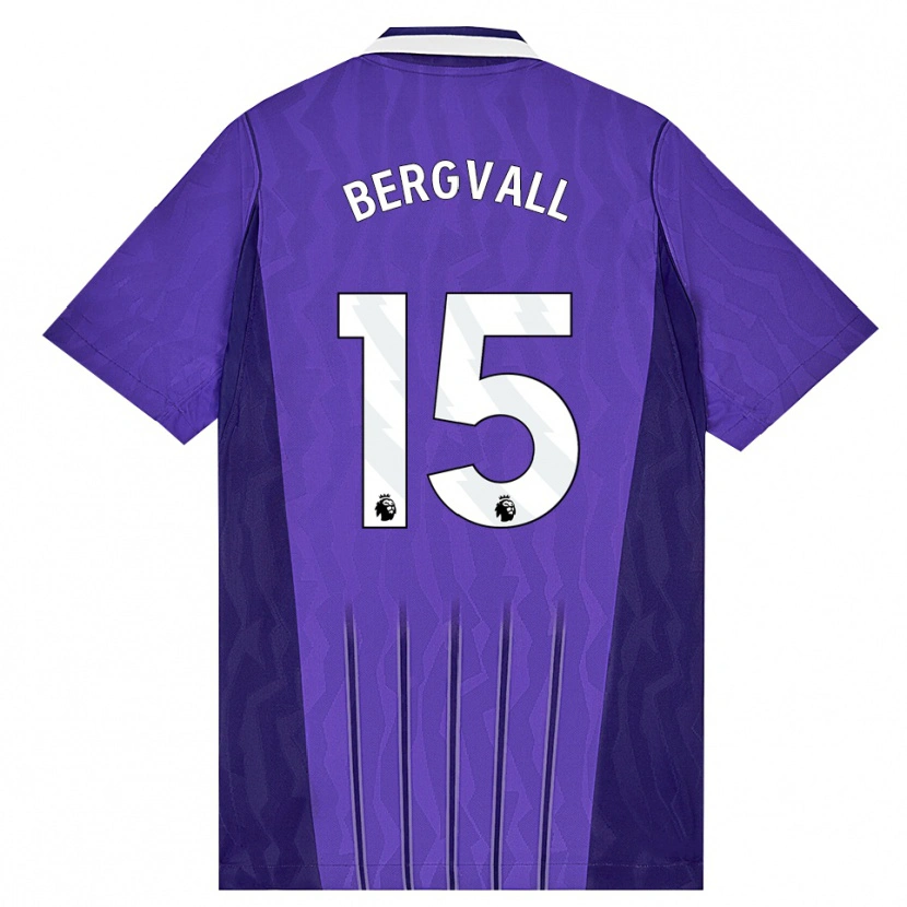 Danxen Homem Camisola Lucas Bergvall #15 Roxo Branco Terceiro 2026/27 Camisa Brasil