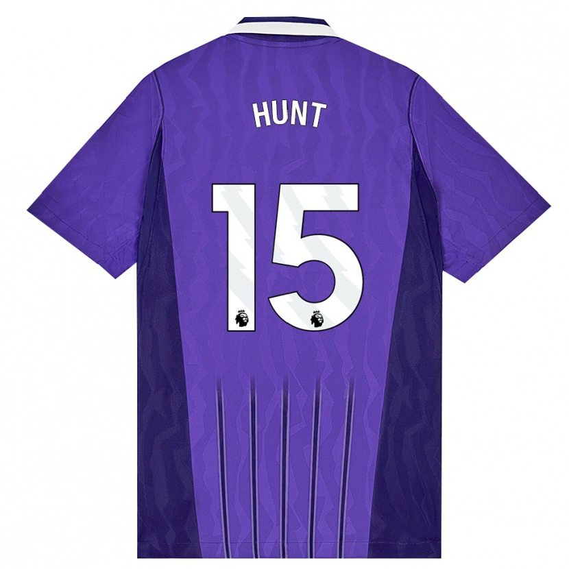 Danxen Homem Camisola Clare Hunt #15 Roxo Branco Terceiro 2026/27 Camisa Brasil