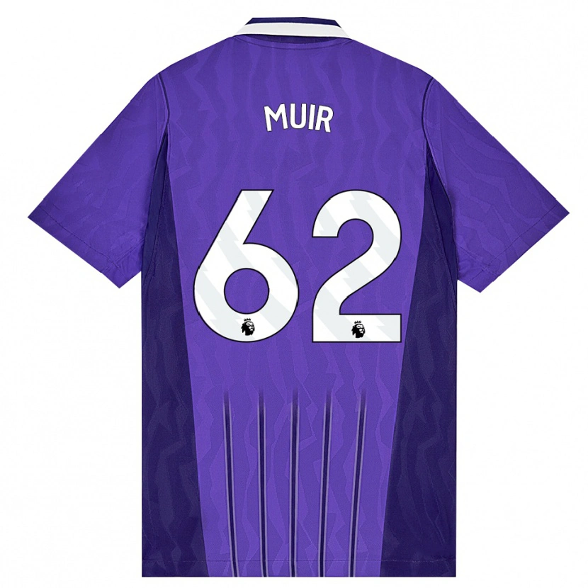 Danxen Homem Camisola Marqes Muir #62 Roxo Branco Terceiro 2026/27 Camisa Brasil