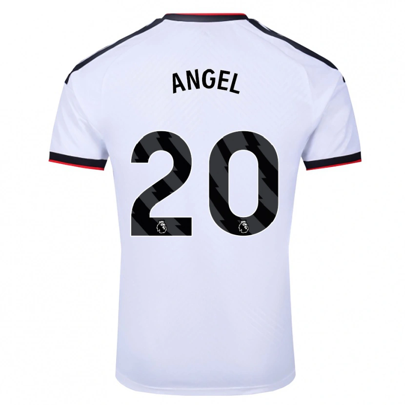 Danxen Homem Camisola Manuel Ángel #20 Branco Preto Vermelho Principal 2026/27 Camisa Brasil