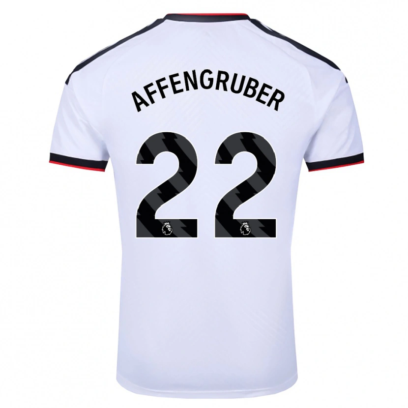 Danxen Homem Camisola David Affengruber #22 Branco Preto Vermelho Principal 2026/27 Camisa Brasil