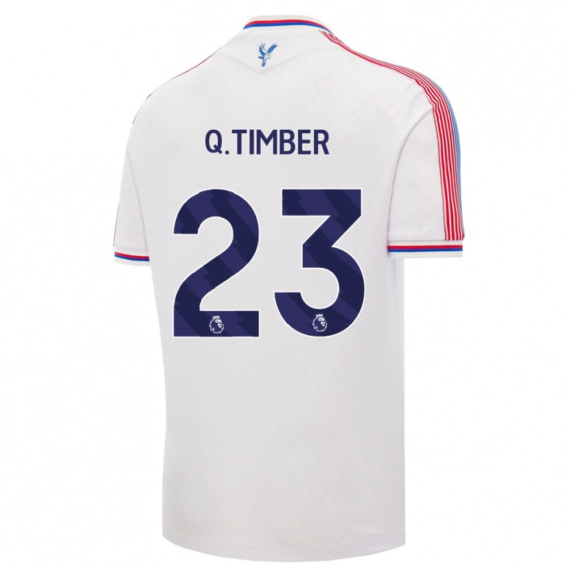 Danxen Homem Camisola Quinten Timber #23 Branco Vermelho Azul Principal 2026/27 Camisa Brasil