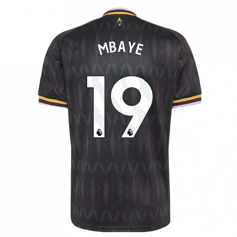 Danxen Homem Camisola Ibrahim Mbaye #19 Cornflowerblue Preto Amarelo Alternativa 2026/27 Camisa Brasil