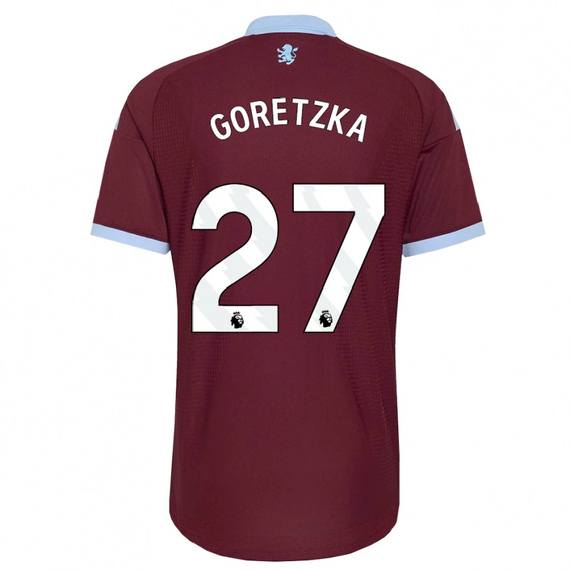 Danxen Homem Camisola Leon Goretzka #27 Cornflowerblue Borgonha Principal 2026/27 Camisa Brasil