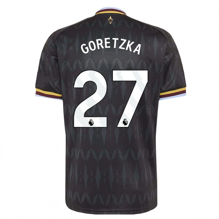 Danxen Homem Camisola Leon Goretzka #27 Cornflowerblue Preto Amarelo Alternativa 2026/27 Camisa Brasil