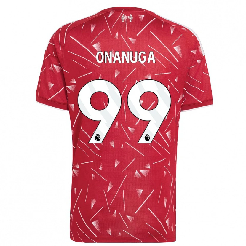 Danxen Mulher Camisola Fola Onanuga #99 Branco Vermelho Principal 2026/27 Camisa Brasil
