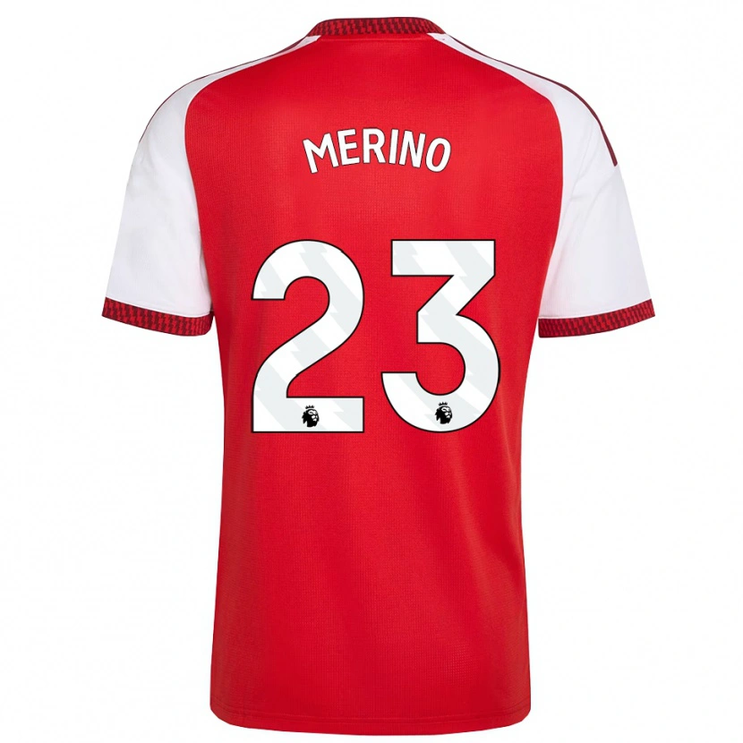 Danxen Mulher Camisola Mikel Merino #23 Vermelho Branco Preto Principal 2026/27 Camisa Brasil