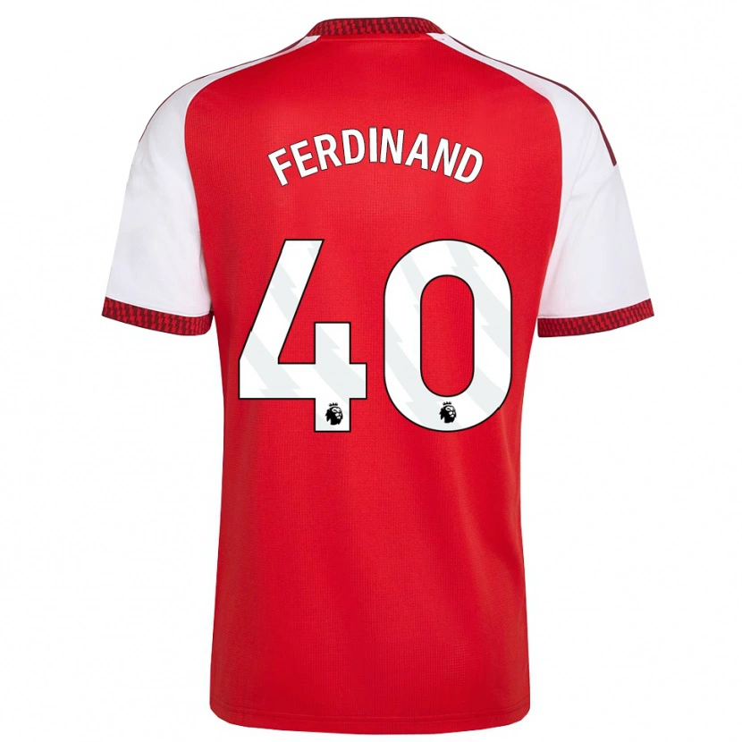 Danxen Mulher Camisola Seb Ferdinand #40 Vermelho Branco Preto Principal 2026/27 Camisa Brasil
