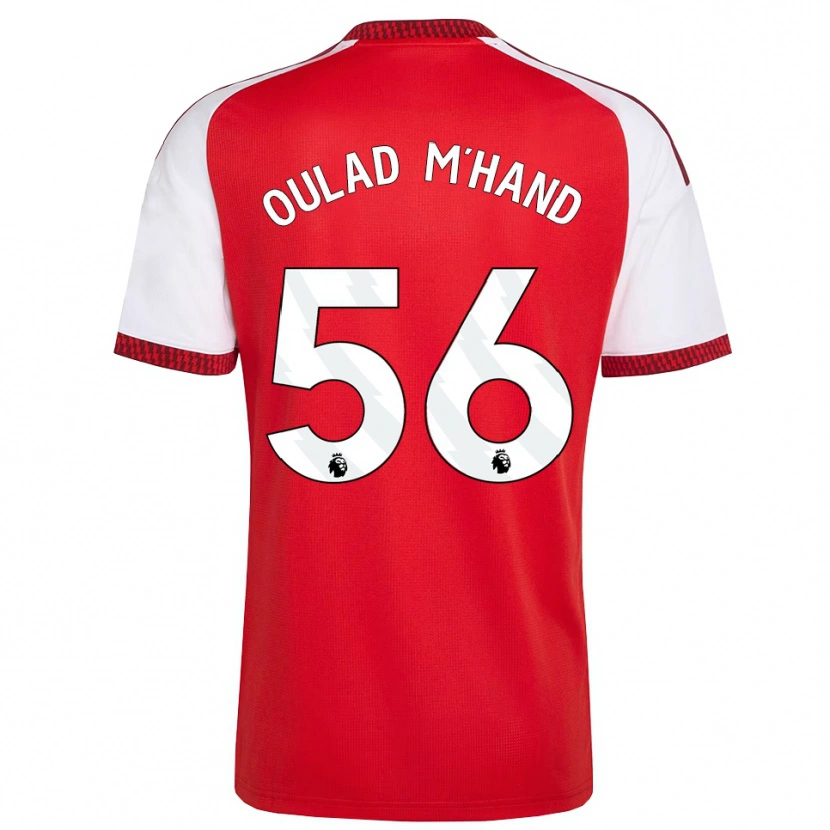 Danxen Mulher Camisola Salah-Eddine Oulad M'hand #56 Vermelho Branco Preto Principal 2026/27 Camisa Brasil