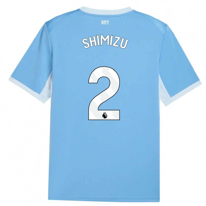 Danxen Mulher Camisola Risa Shimizu #2 Lightskyblue Branco Principal 2026/27 Camisa Brasil