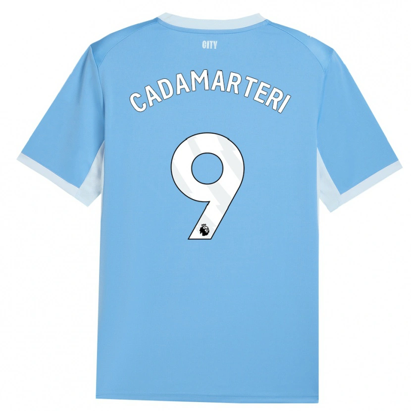 Danxen Mulher Camisola Caelan Cadamarteri #9 Lightskyblue Branco Principal 2026/27 Camisa Brasil