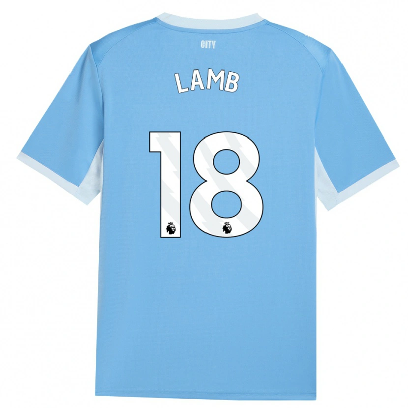 Danxen Mulher Camisola Teddie Lamb #18 Lightskyblue Branco Principal 2026/27 Camisa Brasil