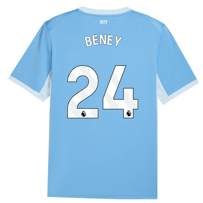 Danxen Mulher Camisola Iman Beney #24 Lightskyblue Branco Principal 2026/27 Camisa Brasil