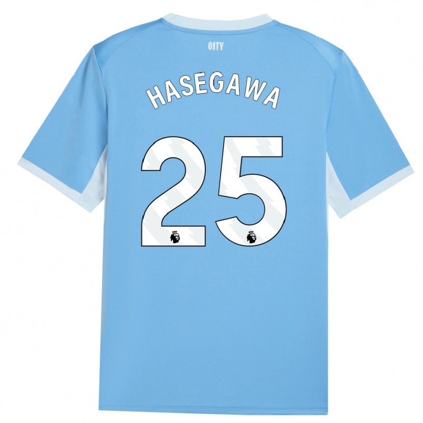 Danxen Mulher Camisola Yui Hasegawa #25 Lightskyblue Branco Principal 2026/27 Camisa Brasil