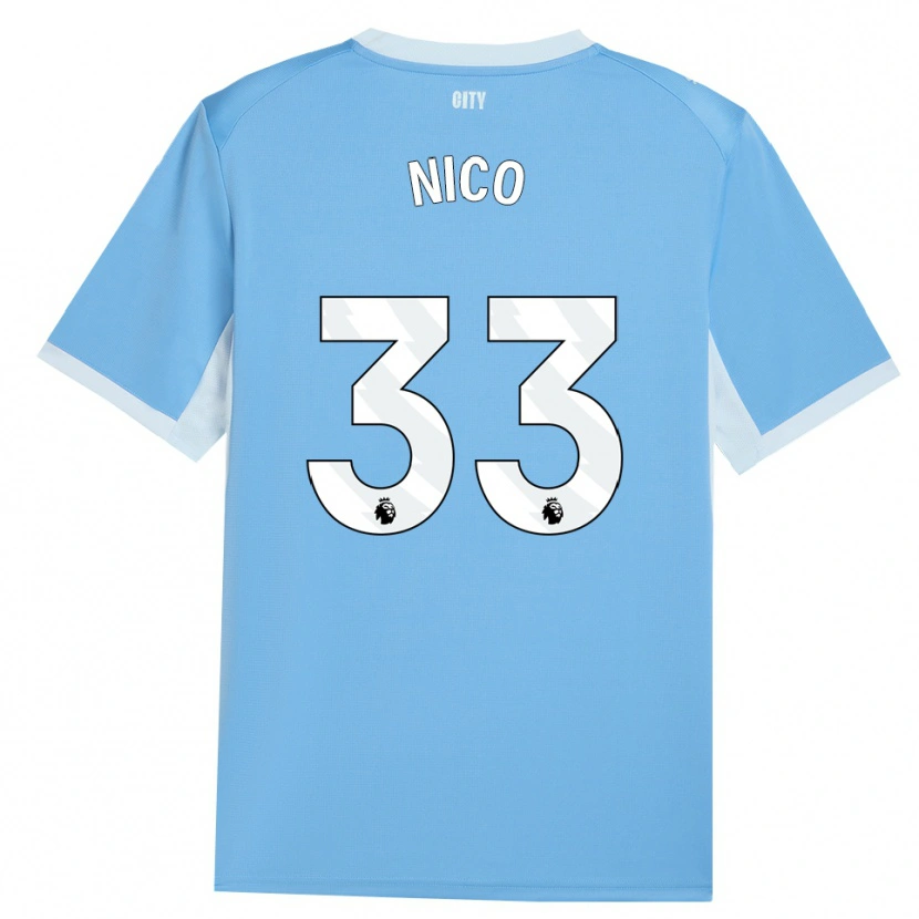 Danxen Mulher Camisola Nico O'reilly #33 Lightskyblue Branco Principal 2026/27 Camisa Brasil