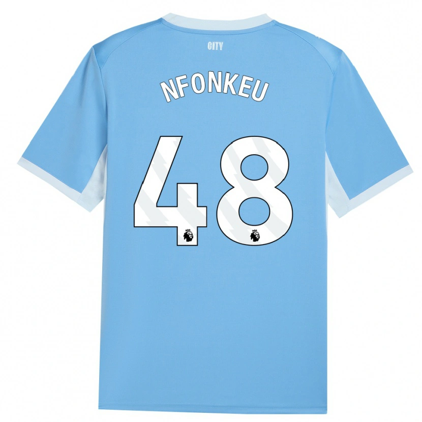 Danxen Mulher Camisola Brooklyn Nfonkeu #48 Lightskyblue Branco Principal 2026/27 Camisa Brasil