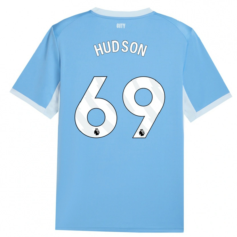 Danxen Mulher Camisola Max Hudson #69 Lightskyblue Branco Principal 2026/27 Camisa Brasil