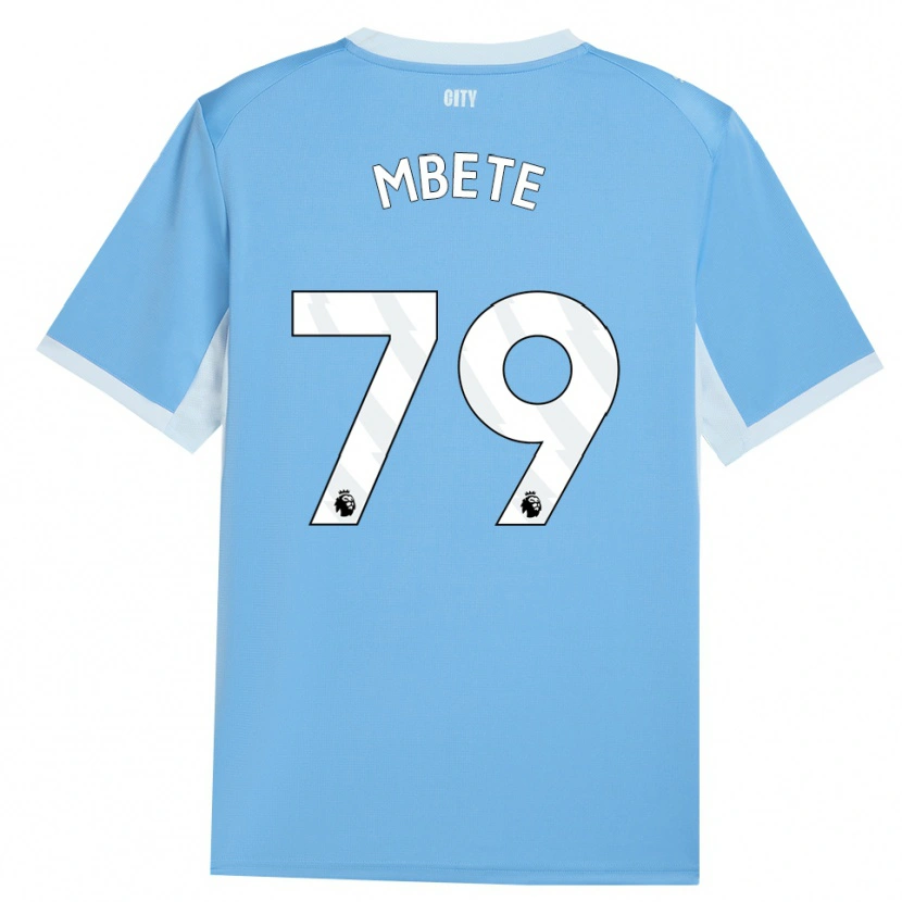 Danxen Mulher Camisola Luke Mbete #79 Lightskyblue Branco Principal 2026/27 Camisa Brasil