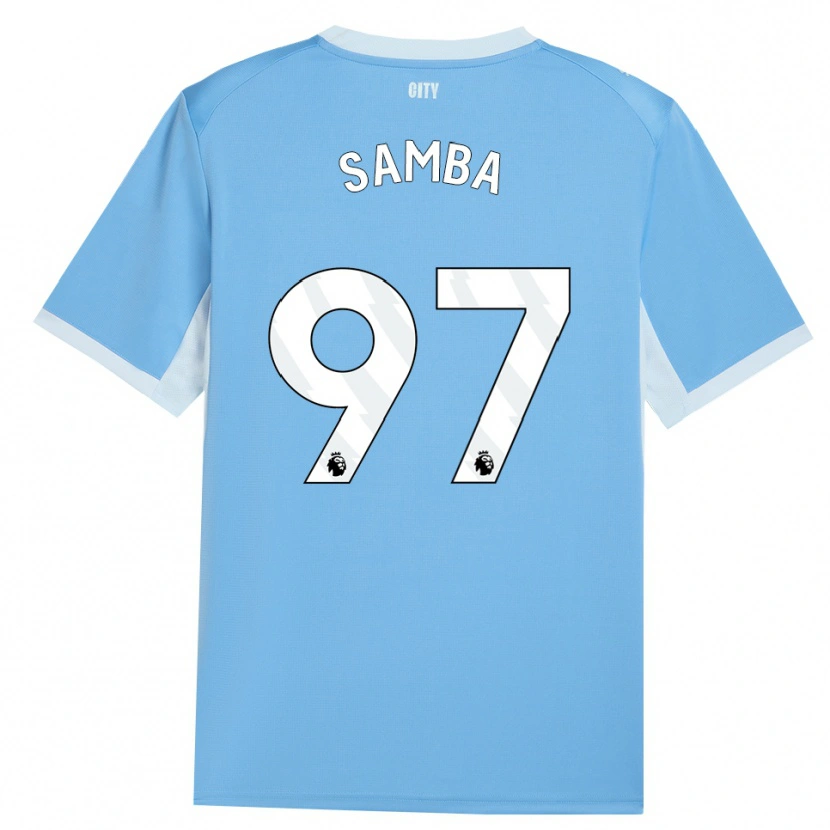 Danxen Mulher Camisola Tyrone Samba #97 Lightskyblue Branco Principal 2026/27 Camisa Brasil