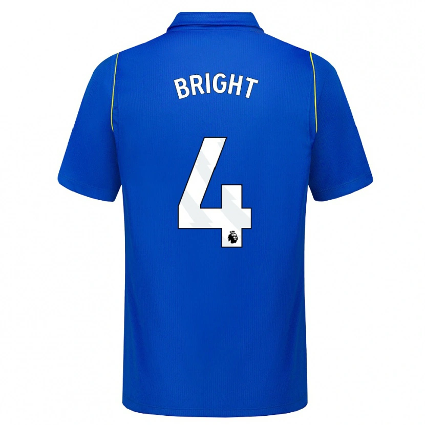 Danxen Mulher Camisola Millie Bright #4 Azul Amarelo Principal 2026/27 Camisa Brasil