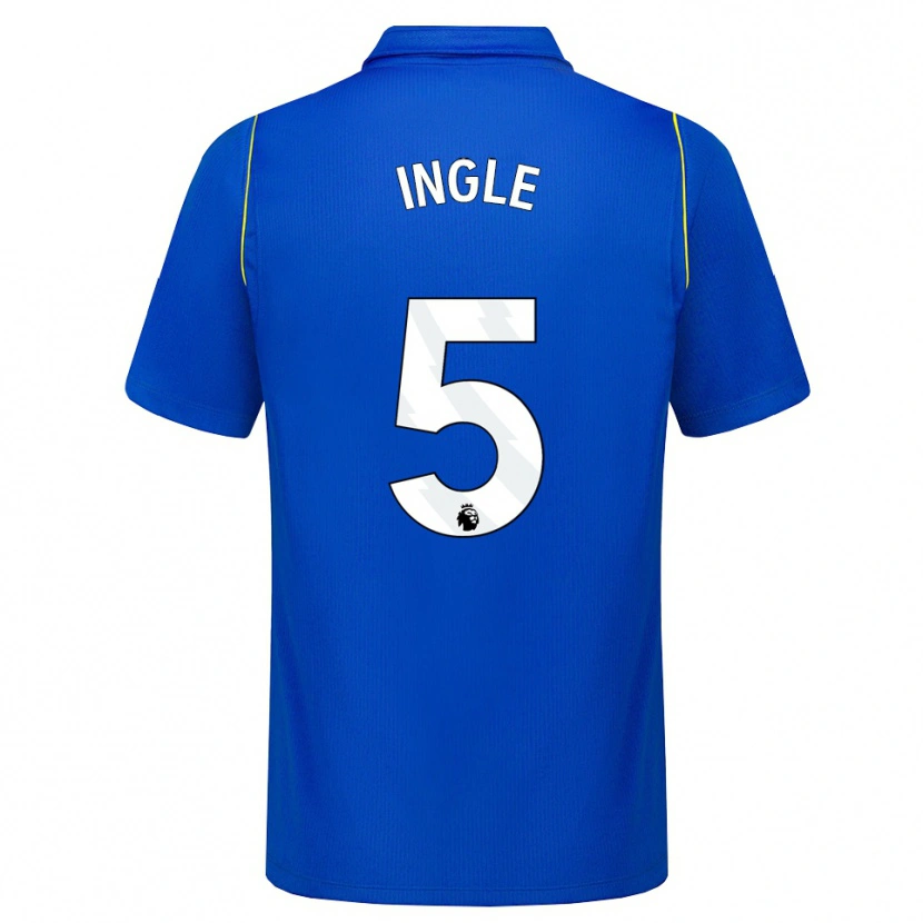 Danxen Mulher Camisola Sophie Ingle #5 Azul Amarelo Principal 2026/27 Camisa Brasil