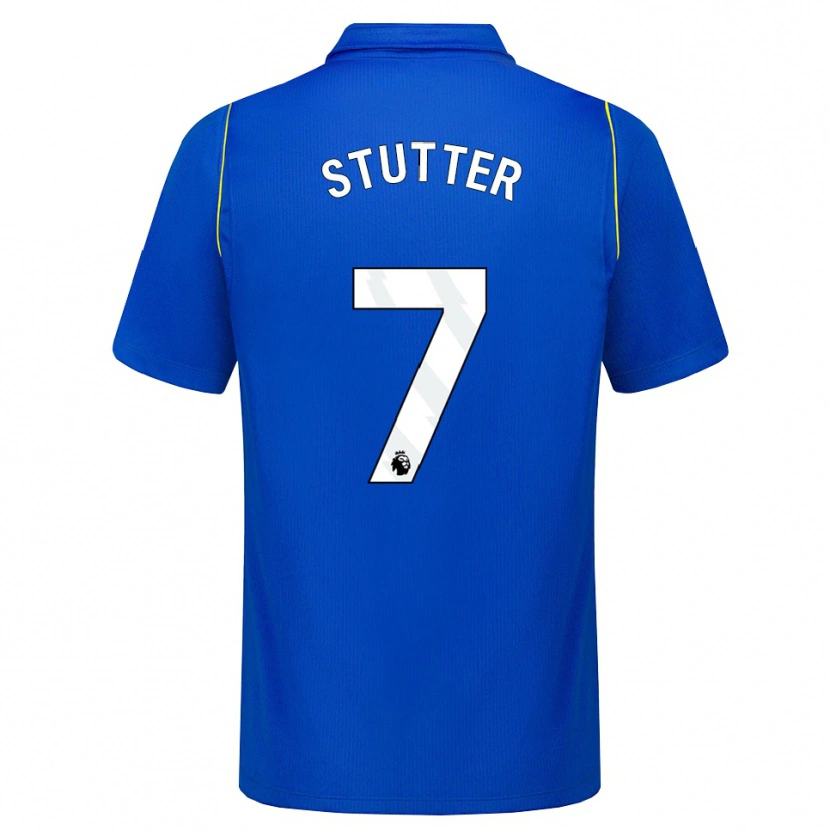 Danxen Mulher Camisola Ronnie Stutter #7 Azul Amarelo Principal 2026/27 Camisa Brasil