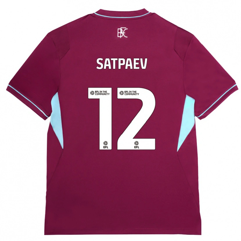 Danxen Mulher Camisola Dastan Satpaev #12 Borgonha Verde Principal 2026/27 Camisa Brasil