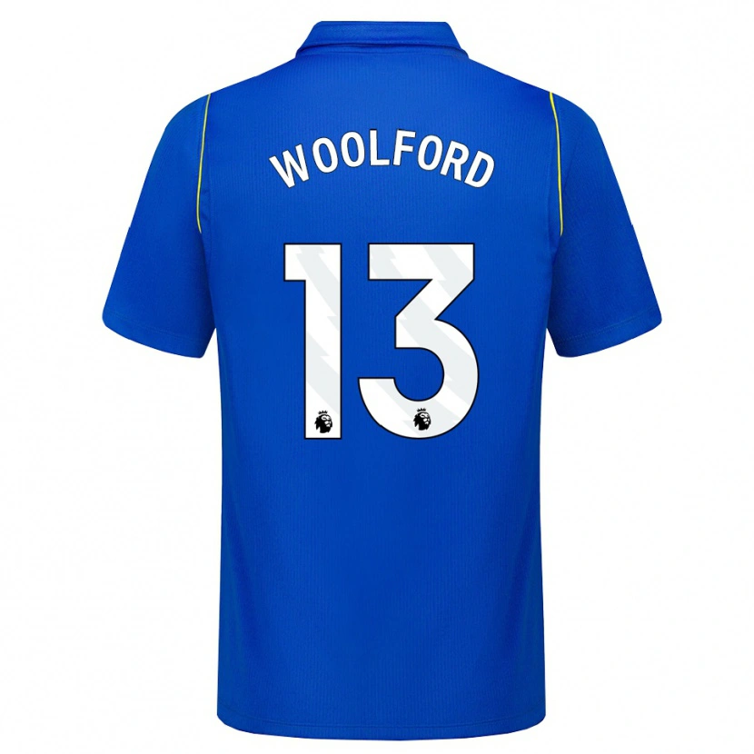 Danxen Mulher Camisola Aaron Woolford #13 Azul Amarelo Principal 2026/27 Camisa Brasil