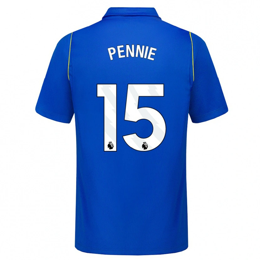 Danxen Mulher Camisola Andrew Pennie #15 Azul Amarelo Principal 2026/27 Camisa Brasil