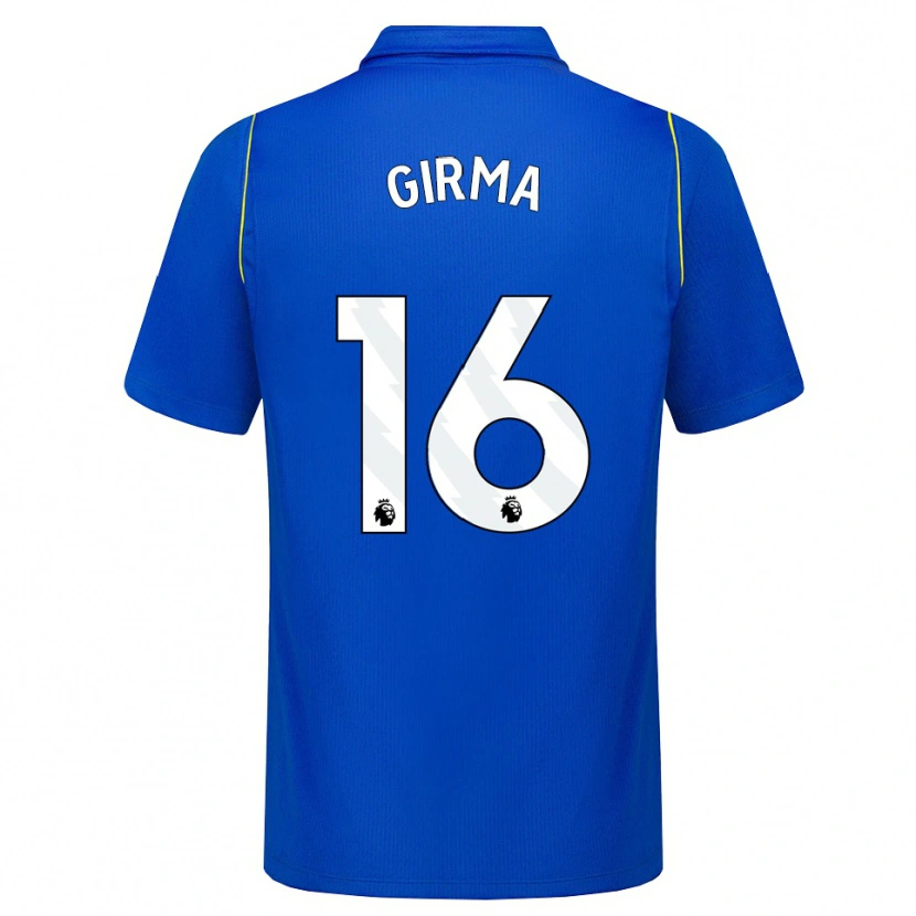 Danxen Mulher Camisola Naomi Girma #16 Azul Amarelo Principal 2026/27 Camisa Brasil
