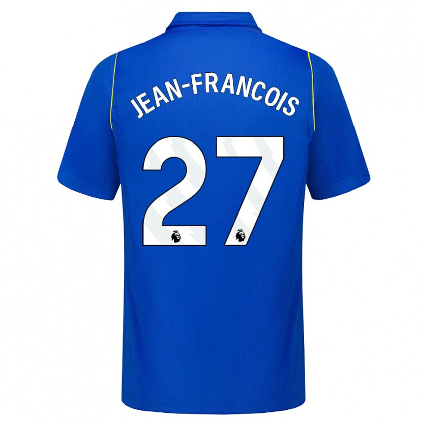 Danxen Mulher Camisola Oriane Jean-Francois #27 Azul Amarelo Principal 2026/27 Camisa Brasil