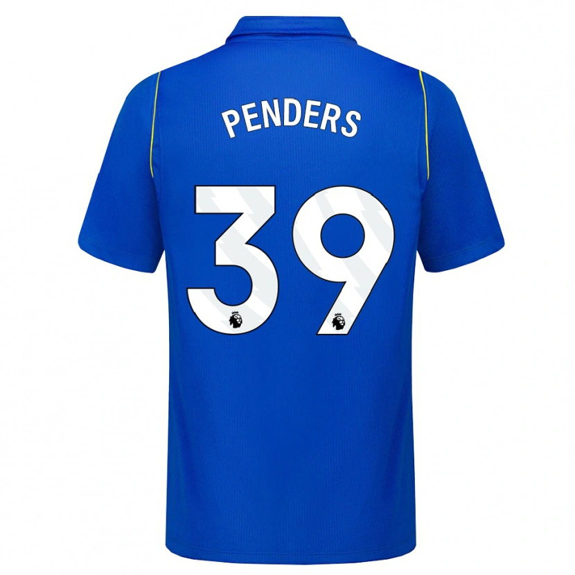 Danxen Mulher Camisola Mike Penders #39 Azul Amarelo Principal 2026/27 Camisa Brasil
