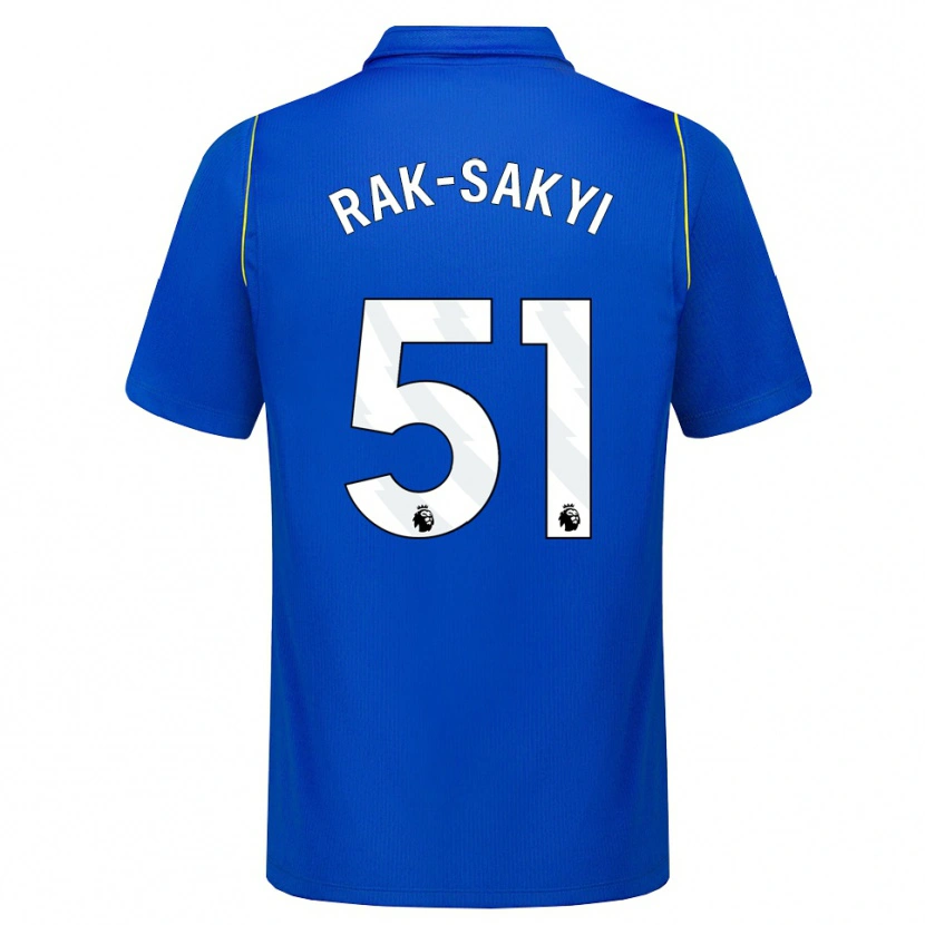 Danxen Mulher Camisola Sam Rak-Sakyi #51 Azul Amarelo Principal 2026/27 Camisa Brasil
