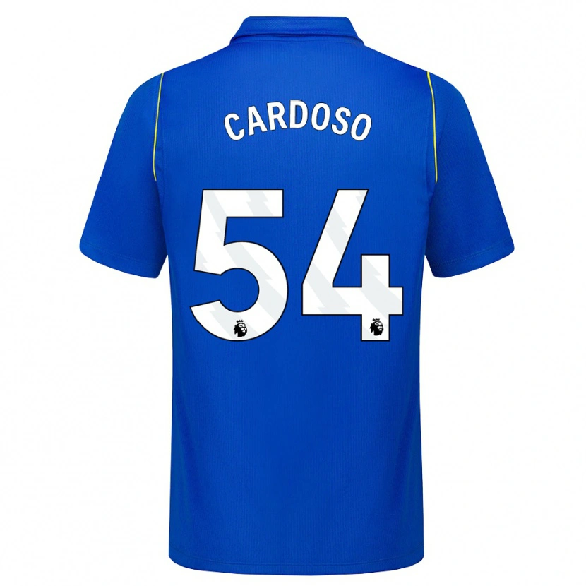 Danxen Mulher Camisola Leo Cardoso #54 Azul Amarelo Principal 2026/27 Camisa Brasil