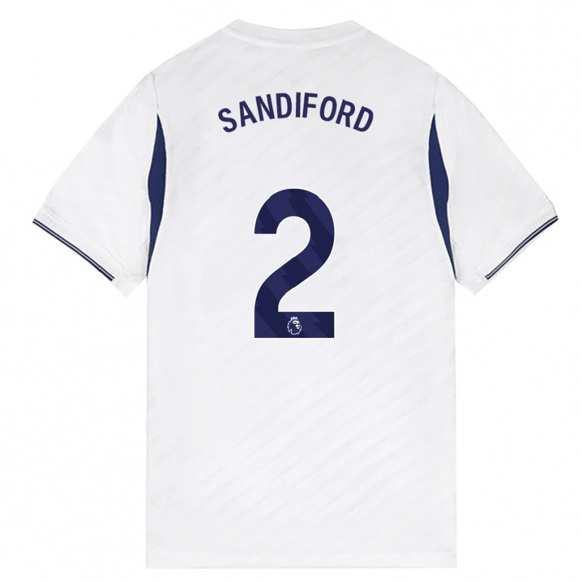 Danxen Mulher Camisola Oscar Sandiford #2 Branco Vermelho Roxo Principal 2026/27 Camisa Brasil