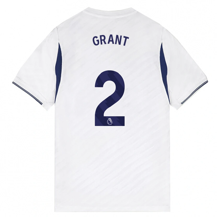 Danxen Mulher Camisola Charlotte Grant #2 Branco Vermelho Roxo Principal 2026/27 Camisa Brasil