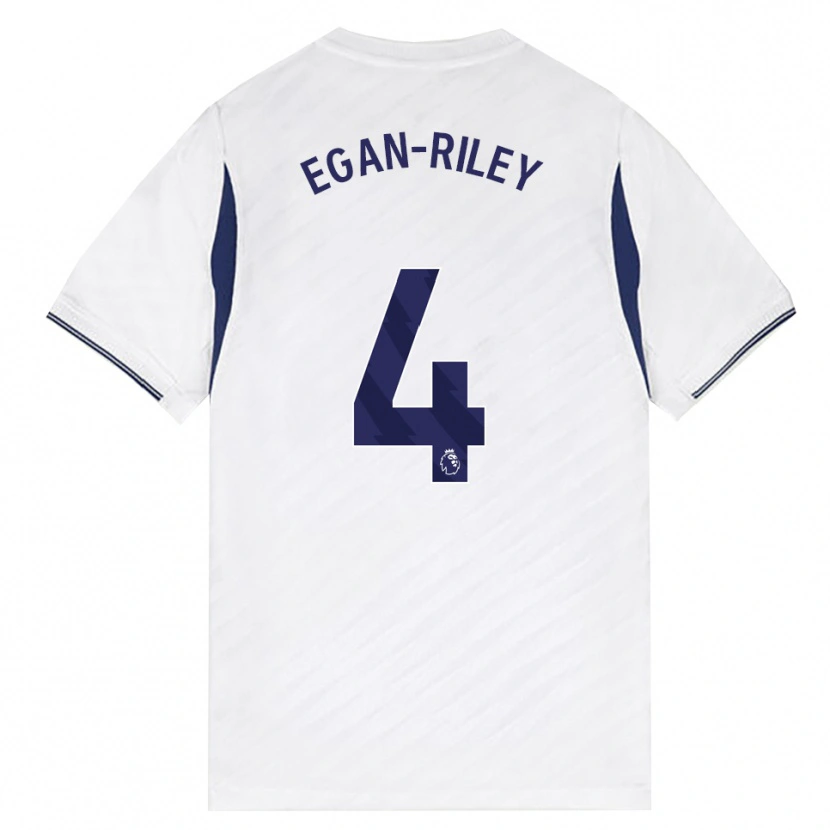 Danxen Mulher Camisola Roman Egan-Riley #4 Branco Vermelho Roxo Principal 2026/27 Camisa Brasil
