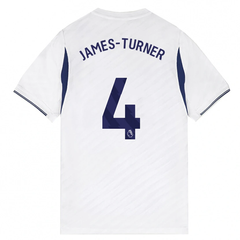 Danxen Mulher Camisola Amy James-Turner #4 Branco Vermelho Roxo Principal 2026/27 Camisa Brasil