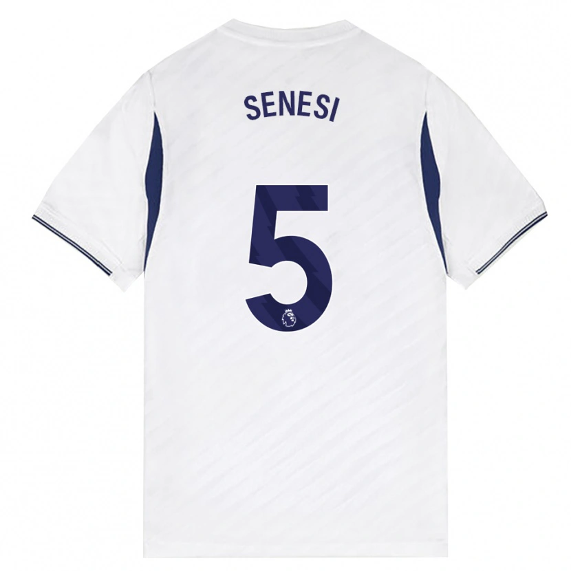 Danxen Mulher Camisola Marcos Senesi #5 Branco Vermelho Roxo Principal 2026/27 Camisa Brasil