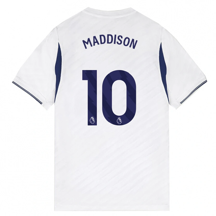 Danxen Mulher Camisola James Maddison #10 Branco Vermelho Roxo Principal 2026/27 Camisa Brasil