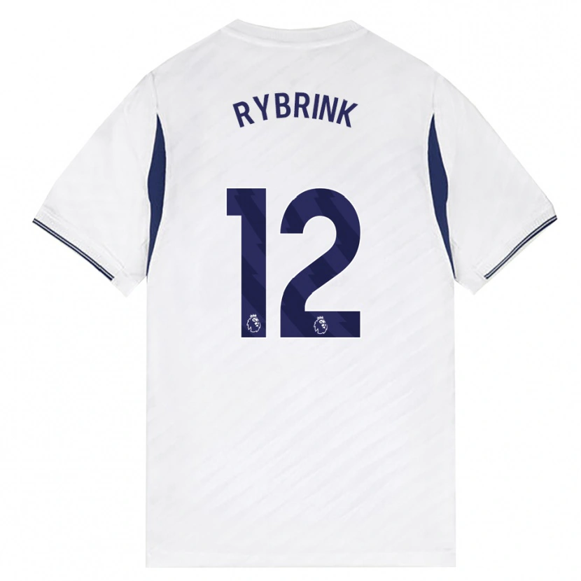 Danxen Mulher Camisola Josefine Rybrink #12 Branco Vermelho Roxo Principal 2026/27 Camisa Brasil