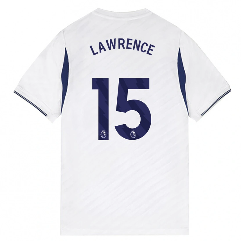 Danxen Mulher Camisola Donte Lawrence #15 Branco Vermelho Roxo Principal 2026/27 Camisa Brasil