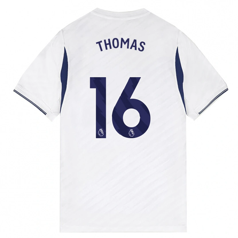 Danxen Mulher Camisola Cameron Thomas #16 Branco Vermelho Roxo Principal 2026/27 Camisa Brasil